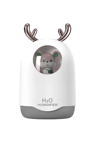 300ml Ultrasonik Hava Nemlendirici Sessiz Usb Şarjlı Serin Buharlı Led Işıklı Aromaterapi Humidifier