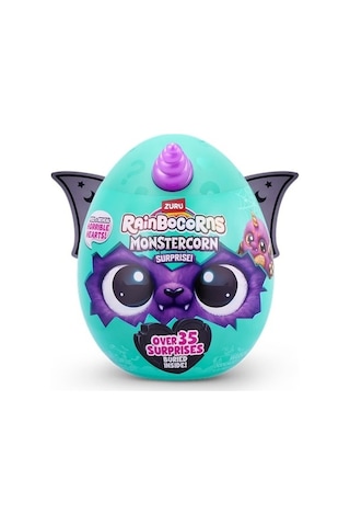 Raınbocorn Monstercorn Surprız Pelus-9297 Mor Boynuz
