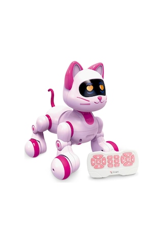 Akıllı Robot Kedi - Uzaktan Kumandalı, Dokunmatik, Programlanabilir, Dans Eden Eğitici Oyuncak Çok Renkli