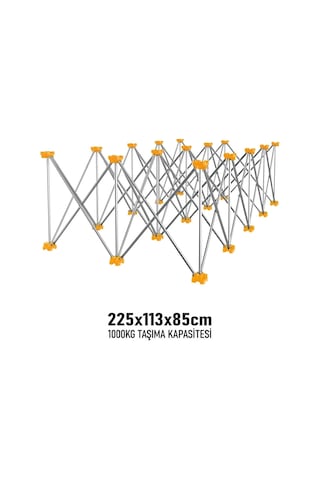 Sgs Katlanır Çalışma Tezgahı Alüminyum 225 113 85 Cm Sgs922