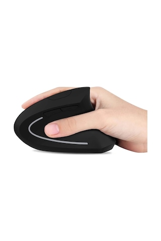 /ea/dikey Fare, Ergonomik Kablosuz Fare, 2.4g Taşınabilir İnce Optik Kablosuz Fareli Bilgisayar Faresi, Dizüstü Bilgisayarlar İçin Sessiz Optik Fare, 6 Düğmeli