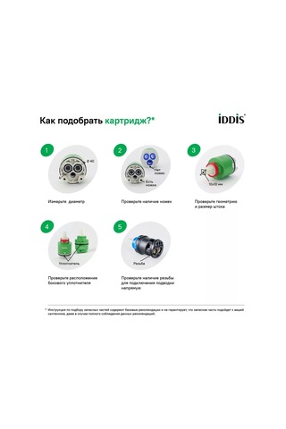 Iddıs 40 Mm Seramik Kartuşlu Batarya 183640624 Yeşil