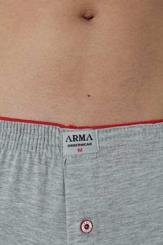 Arma Yıldız 6'lı Paket Gri Erkek Penye Havlu Bel Boxer %100 Pamuk-gri Gri