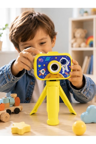 Çocuk Dijital Fotoğraf Makinesi Şarjlı Video Kamera 2.0 İnç Tft Renkli Ekran