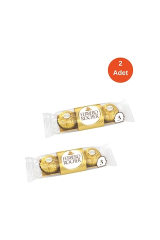 Çikolata 3'lü 37,5 Gr - 2 Adet