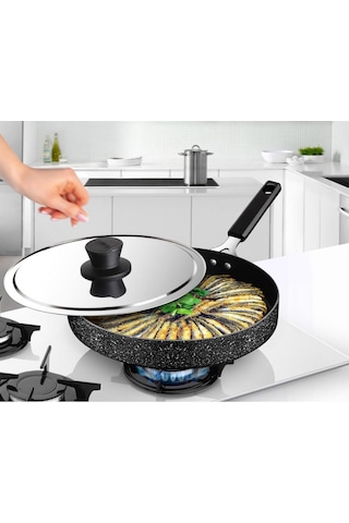 Fish Pan Kapaklı Balık Tavası 32 cm