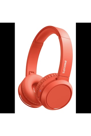 Phılıps Tah4205rd/00, Kırmızı, Bluetooth 5.0, Kablosuz, Bas Arttırma Düğmesi, Yastıklı Kafa Bandı, 2