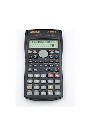 Joınus Js-82ms-5 Bilimsel Hesap Makinesi 240 Fonksiyon, 10+2 Haneli Ekran, Otomatik Kapanma Siyah