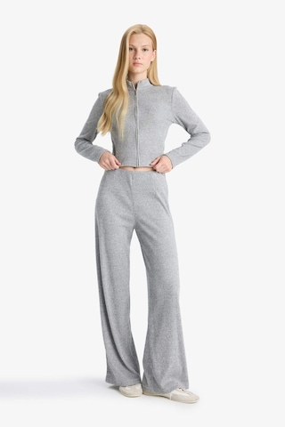 Defacto Beli Lastikli Flare Fit Geniş Paça Eşofman Altı F0991AX25WN Gri