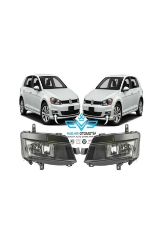 Vager Vw Golf 7 2012-2017 Sis Farı Aydınlatması Sol Sağ Takım