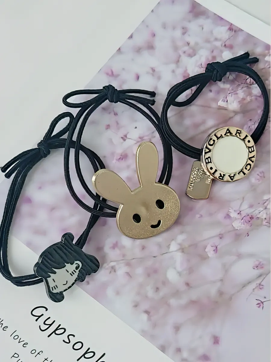 Mını Shop Msk Saç Lastikleri Seti Güzel 10 Adet 87682878 Kahve Rengi