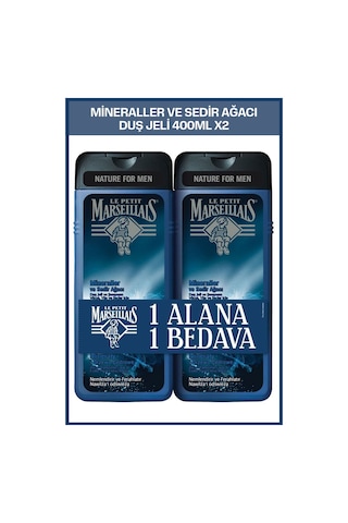 Le Petit Marseillais Mineraller Ve Sedir Ağacı Duş Jeli 2 x 400 ML