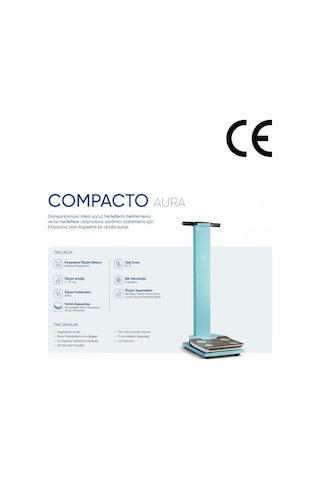 Tartı Compacto Aura Vücut Analiz Cihazi Lila