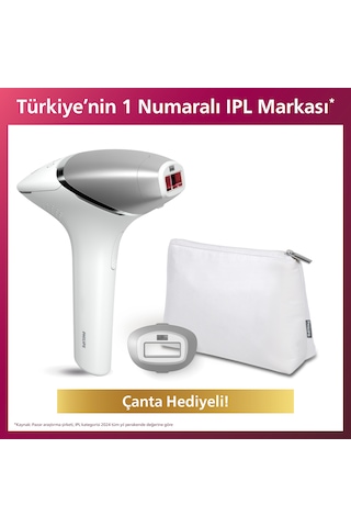 Philips BRI940/00 Lumea 450.000 ATIM Lazer Epilasyon IPL Tüy Alma Cihazı,Ekstra Uzun Kablo