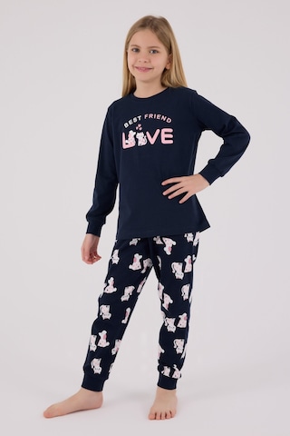 Rolypoly Kız Çocuk Lacivert Pijama Takımı Rp3707-c-v1 Lacivert