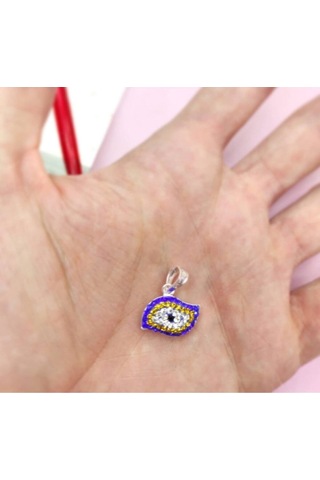 Oriental Kuyumculuk Jewellery Kadın Savaroski Nazarlık Kolye Ucu Gümüş