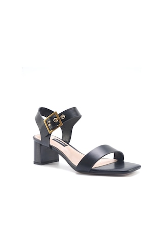 Nine West Gella 5fx Siyah Kadın Topuklu Sandalet 000000000101928821 Siyah