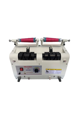 Fdm Moonstar Ms-20s Metraj Ayarlı Bobin Aktarma İplik Sarma Makinesi Çift Bobin
