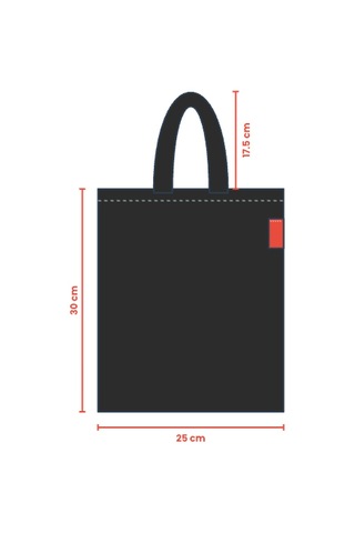 Baghashtag Mini Siyah Bez Çanta Diğer