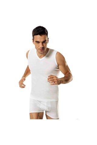 Namaldı Erkek Ribana V Yaka Spor Fanila 3'Lü Paket - 118