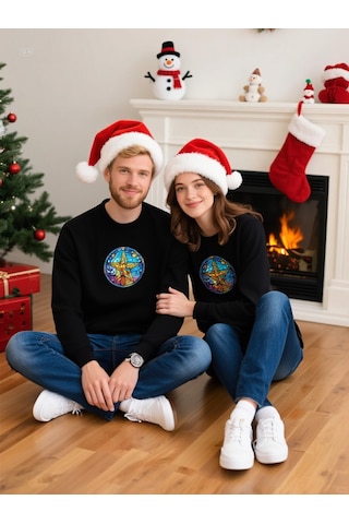 Ogc Yıldız Unisex Sweatshirt Siyah