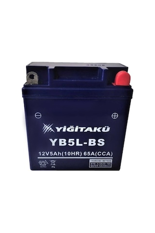 12 V 5 Ah Yiğit Akü Motosiklet Yb5l-bs