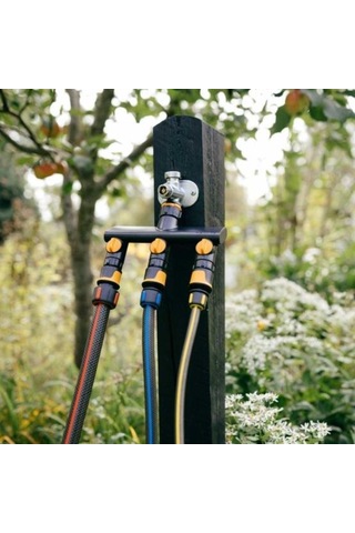 Fiskars 1070578 Üç Yollu Musluk Bağlantı Aparatı 21mm/26,5mm/33,3mm 26.5 x 33.3 MM