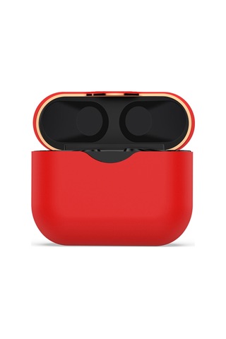 Kırmızı Yumuşak Silikon Kulaklık Koruyucu Kılıf