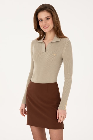 U.S. Polo Assn. U.s. Polo Assn. Kadın Açık Haki Kazak /triko 50317524-vr183 Acık Hakı