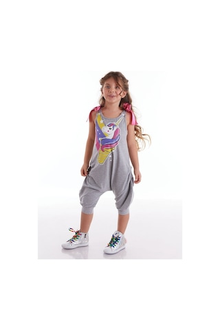 Denokids Mushi Unicorncup Kız Çocuk Tulum Çok Renkli