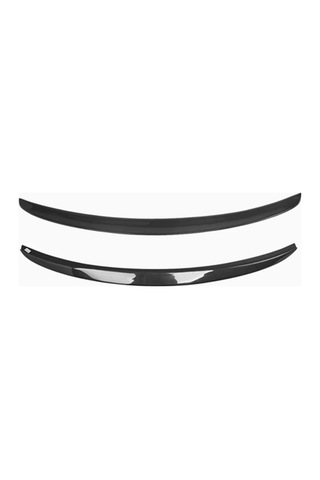 Audi A4 B9 S4 Bagaj Üstü İthal Spoiler Parlak Siyah Plastik Spoyler 2018+