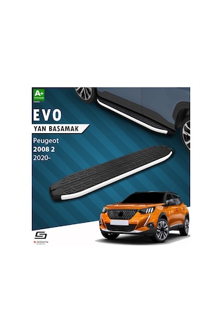 S-dizayn Peugeot 2008 2 Evo Aluminyum Yan Basamak 183 Cm 2020 Üzeri