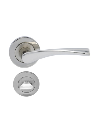 Bravo Rozetli Nikel Saten ; Wc,Oda Kapı Kolu(1Takım)