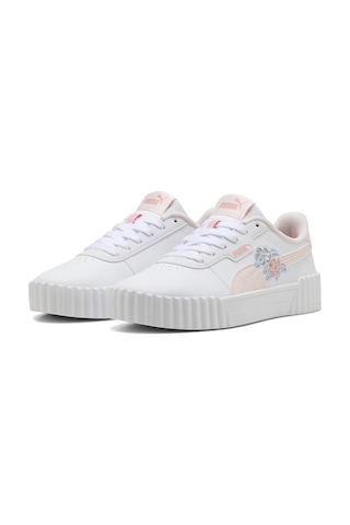 Puma Carina 3.0 Floral Jr 405624-01 Sneaker Unisex Spor Ayakkabı Beyaz