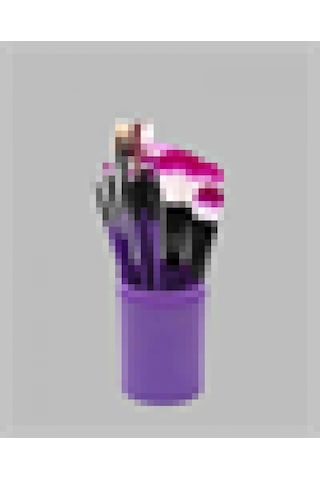 Fondöten, - 90 - Allık Ve Far Uygulamalarına Uygun 12 Parça Makyaj Fırça Takımı - Glblseme - Ergonomik Saplı
