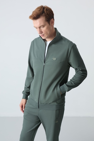 Tommy Life Haki Pamuklu Kalın Yumuşak Dokulu Comfort Fit Basic Erkek Eşofman Takım - 85260 Haki