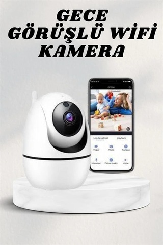 Mey İthalat Wifi Kamerası Kablosuz Wifi Güvenlik Kamerası 11394967