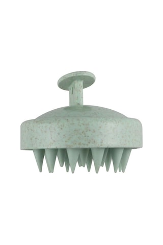 Koodmax Duş Tarağı Yumuşak Silikon Saç Yıkama Saç Derisi Masaj Tarağı - Yeşil