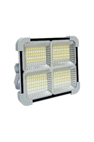 Seyyar Solar Led Projektör Gri Renk 200w Güneş Enerjili Portatif Led Işık Taşınabilir Sokak Aydınlatması Ip66 Sku: Smgstke10561a8ba