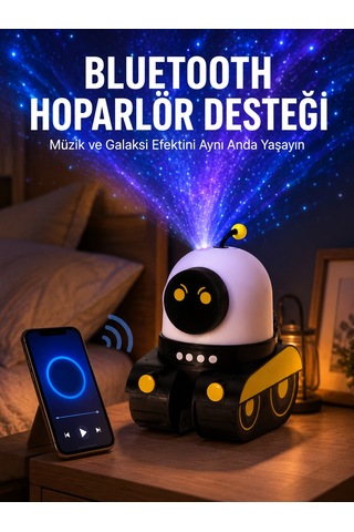 Otomatik Döner Slaytlı Üç Parlaklık Ayarlı Projektör Lamba Yeni Nesil - Lisinya