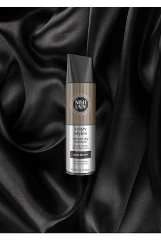 Nıshlady Renkli Kuru Şampuan Koyu Kahve 150 Ml