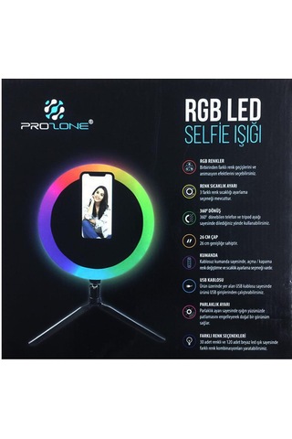 Prozone RGB Led Selfie Işığı DK-555