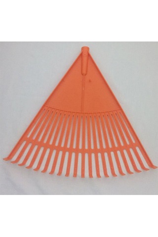 Plastik Turuncu Bahçe Tırmığı 10'lu Set