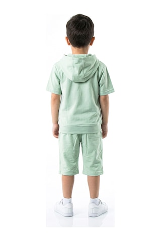 Xo Kids Erkek Çocuk Yazlık 2li Alt Üst Takım Tişort + Şort 2-7 Yaş 3221 Mint