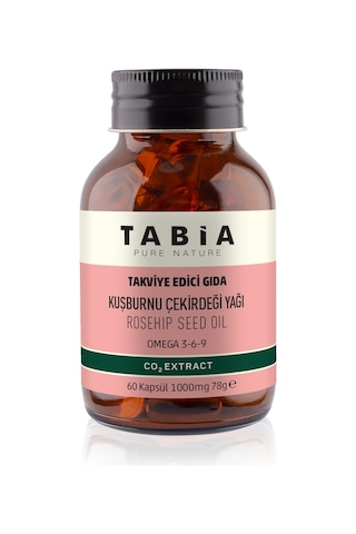 Tabia Kuşburnu Çekirdeği Yağı 1000 MG 60 Kapsül Tabia Kuşburnu Çekirdeği Yağı 1000 MG 60 Kapsül