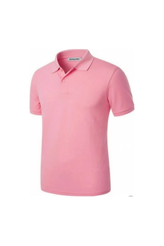 Kidsmadamiko Kız Çocuk Kısa Kollu Okul Polo Yaka T-shirt 5-17 Yaş Bedenler Pembe
