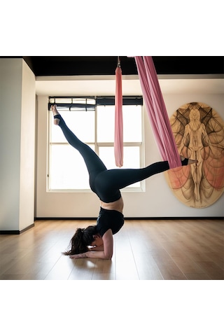 Avessa Yoga Woo Hamak Set Pembe