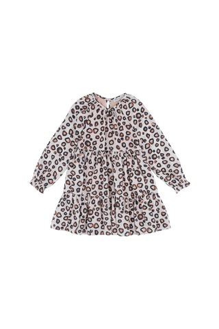 Bestkids Kız Çocuk Leopar Desenli Elibise 001