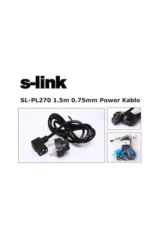 S-Link Sl Pl270 1.5M 0.75 MM Power Kablo