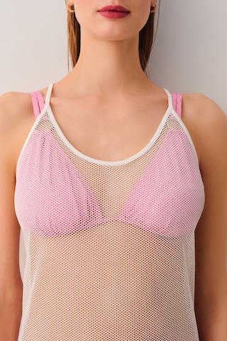 Suwen Magnolia Plaj Elbisesi Sba253301129 Degrade Baskılı Çok Renkli